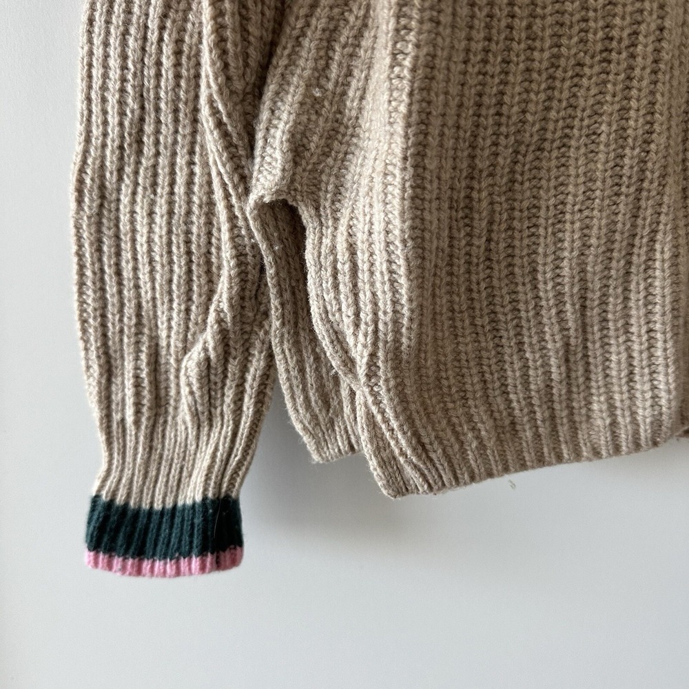 Madewell Tipped Forrest V-Neck Sweater Women's Size XS - Picture 6 of 10